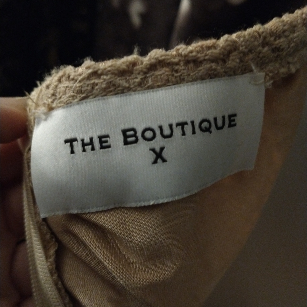 THE BOUTIQUE X little nude multi-wear lace dress with bodysuit bottoms wrap ties - Picture 7 of 16
